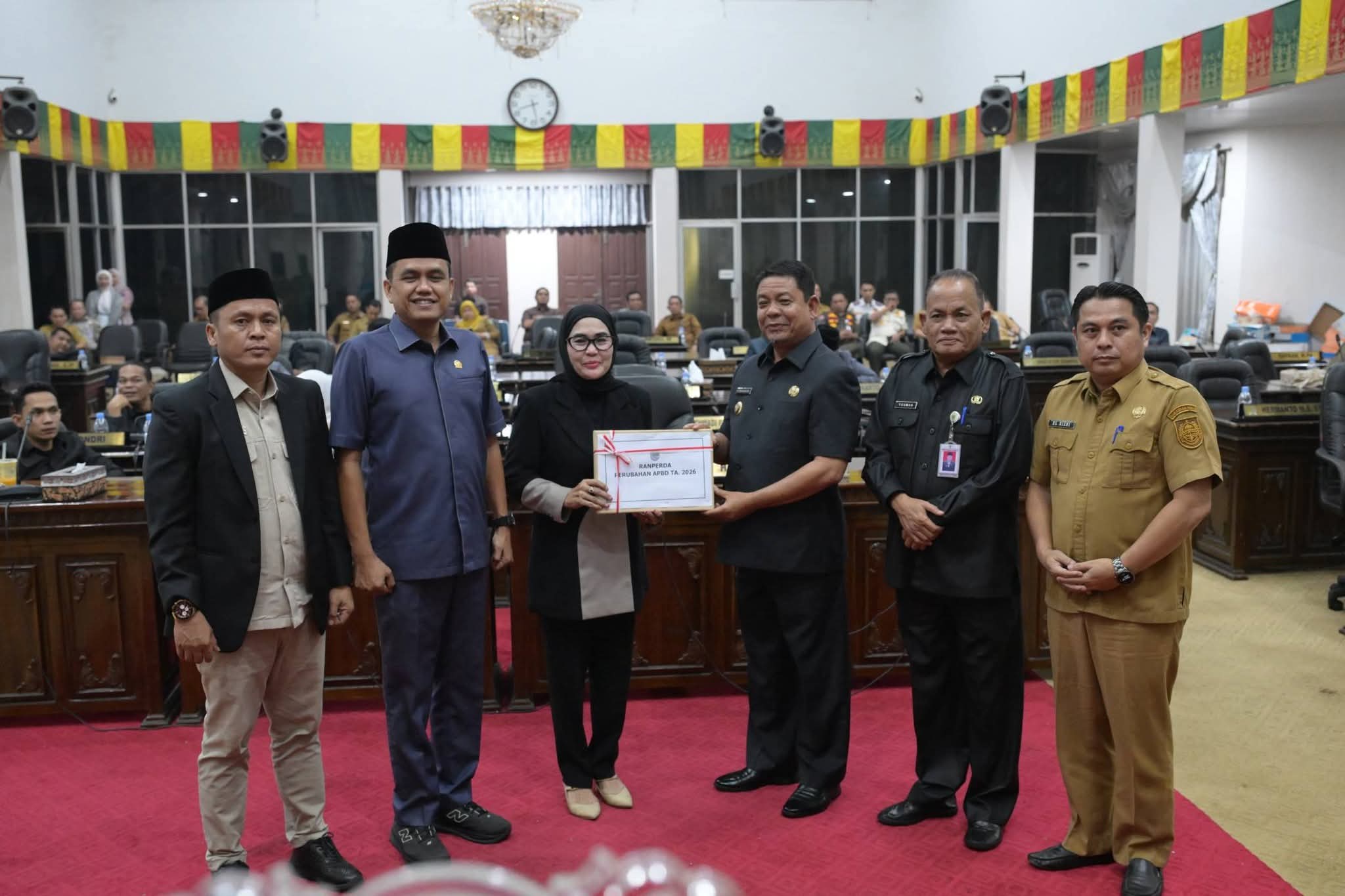 Ranperda APBD Perubahan Rohul 2026 Diserahkan, Pengesahan Ditargetkan 28 September